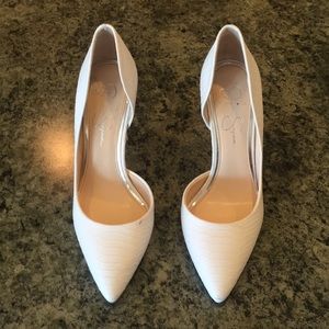 Jessica Simpson Shoes - White Jessica Simpson pointy toe heel Jessica Simpson Shoes - White Jessica Simpson pointy toe heel